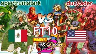 Marvel vs Capcom 2: New Age of Heroes - spectrumstark vs ducvader FT10