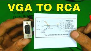 vga to rca cable diagram av to rca para hdmi tv cable