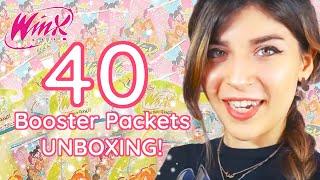 Unboxing 40 Booster Packs of Winx Club Collectible Cards- Deena's Collection - Dear Deena 