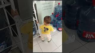 istirahat sebentar di Indomaret | zaid mau pulang ke Pekanbaru #subscribe #baby #lihatbubu #like