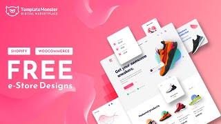 Free Shopify Themes & WooCommerce Stores - 2025 Designs