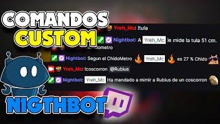 Los MEJORES COMANDOS de NIGHTBOT para Twitch en ESPAÑOL 2021 | YREH MC