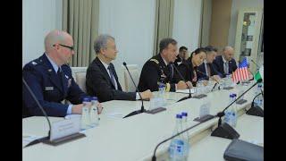 AQSH harbiy delegatsiyasi Mudofaa vazirligida|Delegation of the US in the Ministry of Defense