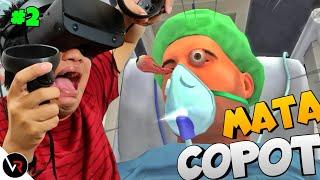 OMAYGATTT MATANYA KELUAR WOYYY WKWK!! Surgeon simulator VR Part 2