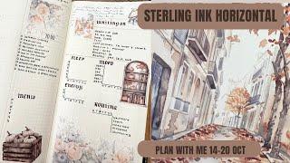 Standard size 14-20 October Sterling Ink (N1) Horizontal Plan with me