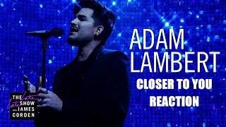 Adam Lambert - Closer To You Live Reaction