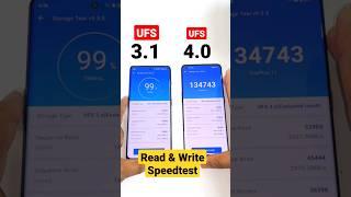 UFS 4.0 vs UFS 3.1 Speedtest 