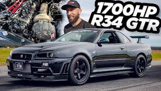 1744HP R34 GTR "RHM" - The CRAZIEST R34 GTR EVER?! (3.4L Stroker - 88MM Turbo - Sequential)