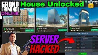 SERVER Hacked In Grand Criminal Online || Unlocked All House 