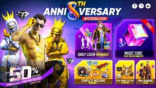 8th Anniversary Event Free Fire | Free Fire New Event | Ff New Event | Upcoming Events In Free Fire