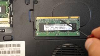 How to remove hard drive from Toshiba Satellite M65 S9092 RAM Laptop