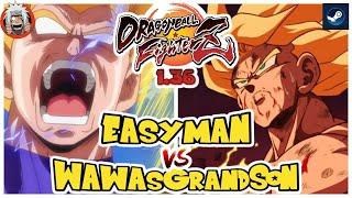 DBFZ Easyman vs WawasGrandson (VegetaSSJ, GokuSSJ, Gohan) vs (Gohan, Goku, GokuSSJ)