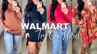 HUGE WALMART TRY ON HAUL | NEW WALMART FALL FASHION | AFFORDABLE FASHION HAUL