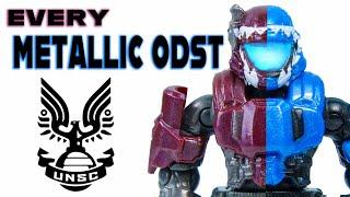 Mega Construx Halo 3 Metallic Series SHARK ODST Comparison (New Articulation)