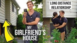 FACETIMING my GIRLFRIEND in front of her house and SURPRISING her!