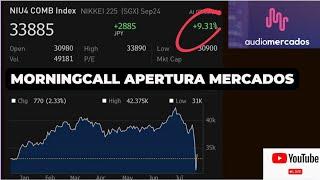 #Morningcall 06/08 #Directo!  " el pánico o la exageración es el peor enemigo en la bolsa o mercados