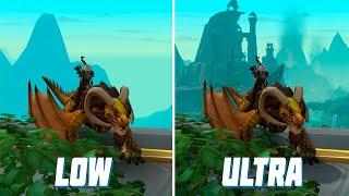 World of Warcraft Low vs Ultra - Graphics Comparison