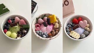 【Organize collections S8】make yogurt bowl & frozen yogurt with me