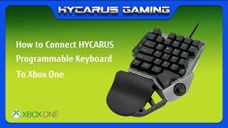 How to Connect HYCARUS Gaming Keyboard with Built-in MnK Adapter (HC-20385) to Xbox One (S/ X)