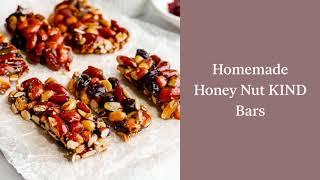 Homemade Honey Nut KIND Bars Recipe | Daisybeet