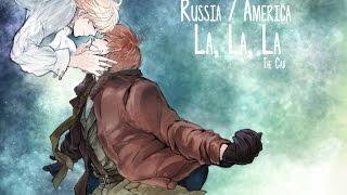 HD Lyrics | La, La, La (Hetalia: RusAme)