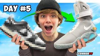 Trading a Penny to Nike Air Mags *Huge Sneaker Trade* Day 5