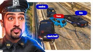 دزد و پلیس در جی تی ای l GTA V ‍️