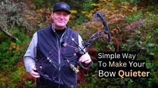 A Simple Way To Make Your Bow Quieter - LimbSaver String Leech