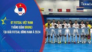 ĐT futsal Việt Nam thắng đậm Brunei tại giải futsal Đông Nam Á 2024