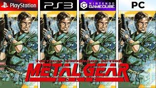 Metal Gear Solid (1998) PS1 vs PS3 vs PC vs GameCube (Graphics Comparison)