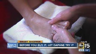 Callus Eliminator claims smooth feet in minutes