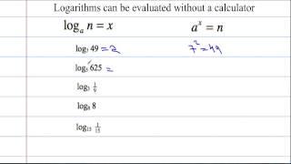 Core Maths: Logarithms 1 - Introduction