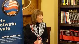 Congresswoman Jackie Speier Inspires at ANCA Aramian House Reading of 'Undaunted'