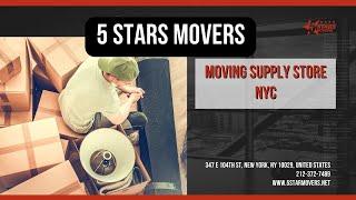 Moving Supply Store NYC | 5 Stars Movers NYC | www.5starmovers.net