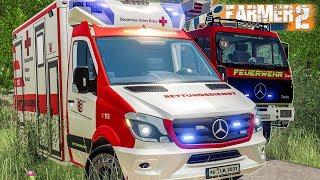 LS19 FarmerTown 2 #19: Verkehrsunfall: EINSATZ für die FEUERWEHR | LANDWIRTSCHAFTS SIMULATOR 19