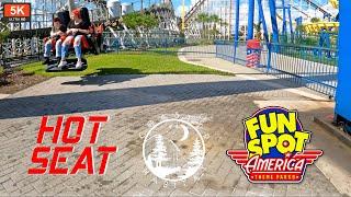 Hot Seat On Ride POV 5K 60 FPS UHD | S&S Screamin' Swing 2 Wide | Fun Spot Orlando 2022