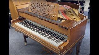 IN STOCK: Restored Broadwood "barless" grand piano 5ft 8in c1912 rosewood