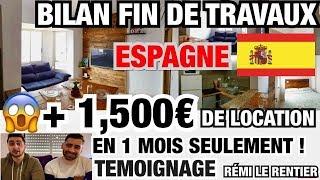 INVESTISSEMENT ESPAGNE = 1,500€ EN 1 MOIS AVEC UN APPARTEMENT À 14,000€