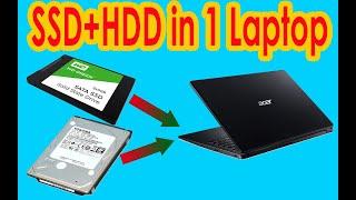 Add Extra Hard Disk In Any Laptop. Use Hard Disk in place of CD/DVD Drive. HDD to SSD Upgrade