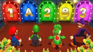 Mario Party 9 Minigames - Mario Vs Peach Vs Luigi Vs Daisy (Master Difficulty)