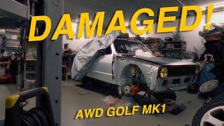 Fixing Mk1 AWD Golf after Ice Drifting