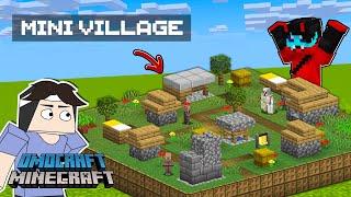 I Built a TINY VILLAGE sa Minecraft | Omocraft