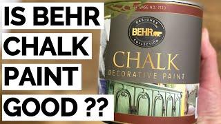 Behr Chalk Paint Review | Mini Buffet Makeover