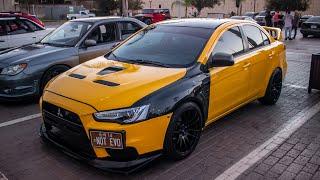 OEM EVO X FENDERS ON A LANCER!!