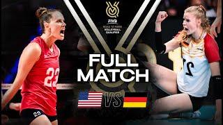  USA vs  GER - Paris 2024 Olympic Qualification Tournament | Full Match - Volleyball