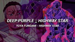 《Deep Purple》- Highway Star //Sub.Español//