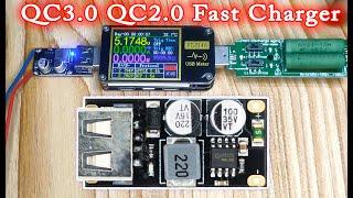QC3.0 QC2.0 Fast Quick Charging Board DC-DC Step Down Buck Converter || CAR / Solar USB  Module