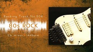 80s Arena Rock/Metal Backing Track in Em | BT-206