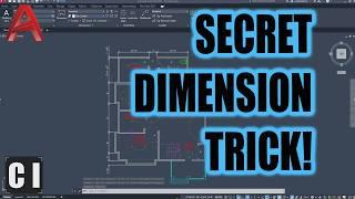 AutoCAD How to Add Dimensions The Easy Way!