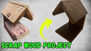 How To Make a Quick and Easy DIY Book Holder | Beginner Woodworking